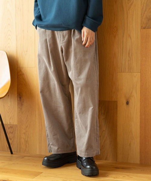 LAKOLE（ラコレ）の「8Wコールワイドパンツ / 972541（その他パンツ・メンズ・ネイビー/ブラウン/チャコールグレー/グレイッシュベージュ・SMALL/MEDIUM/LARGE）」の4枚目の写真