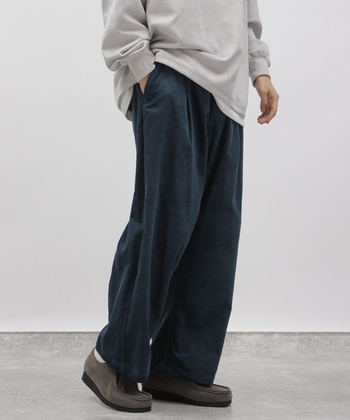 LAKOLE（ラコレ）の「8Wコールワイドパンツ / 972541（その他パンツ・メンズ・ネイビー/ブラウン/チャコールグレー/グレイッシュベージュ・SMALL/MEDIUM/LARGE）」の18枚目の写真