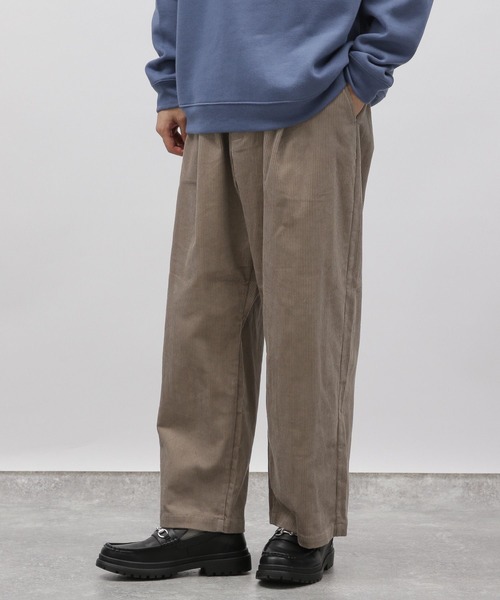 LAKOLE（ラコレ）の「8Wコールワイドパンツ / 972541（その他パンツ・メンズ・ネイビー/ブラウン/チャコールグレー/グレイッシュベージュ・SMALL/MEDIUM/LARGE）」の17枚目の写真