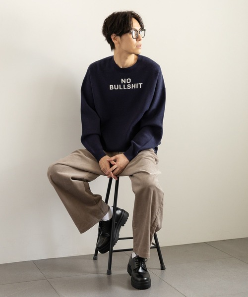 LAKOLE（ラコレ）の「8Wコールワイドパンツ / 972541（その他パンツ・メンズ・ネイビー/ブラウン/チャコールグレー/グレイッシュベージュ・SMALL/MEDIUM/LARGE）」の14枚目の写真