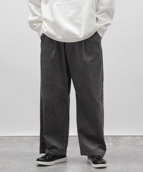 LAKOLE（ラコレ）の「8Wコールワイドパンツ / 972541（その他パンツ・メンズ・ネイビー/ブラウン/チャコールグレー/グレイッシュベージュ・SMALL/MEDIUM/LARGE）」の15枚目の写真