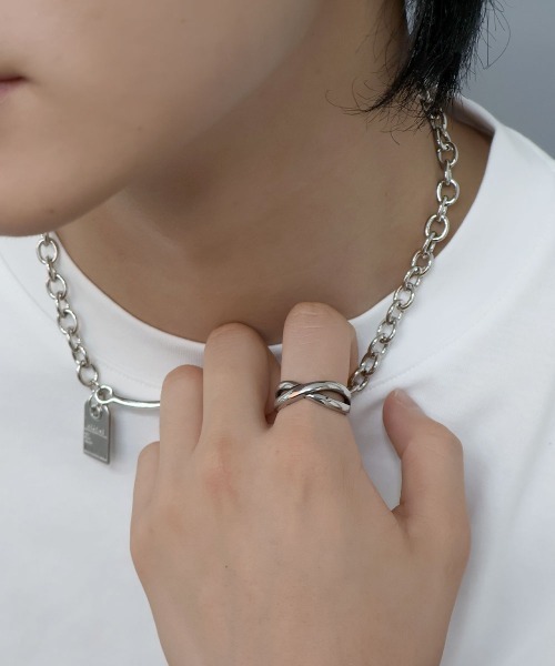 4INT.(フォイント)の「デザインリング / サージカルステンレス316L (金属アレルギー対応)(リング・メンズ・B/A・16号/18号)」の4枚目の写真