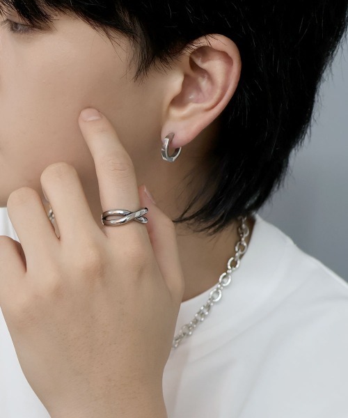 4INT.(フォイント)の「デザインリング / サージカルステンレス316L (金属アレルギー対応)(リング・メンズ・B/A・16号/18号)」の6枚目の写真