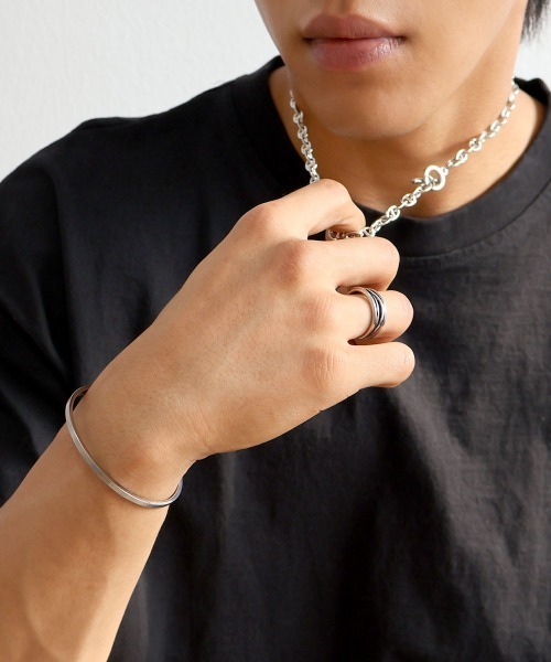 4INT.(フォイント)の「デザインリング / サージカルステンレス316L (金属アレルギー対応)(リング・メンズ・B/A・16号/18号)」の12枚目の写真