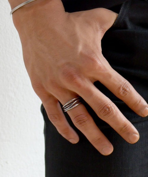 4INT.(フォイント)の「デザインリング / サージカルステンレス316L (金属アレルギー対応)(リング・メンズ・B/A・16号/18号)」の16枚目の写真