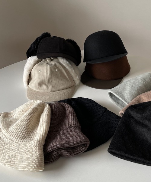 wee9s（ウィークス）の「daily daily knit bucket hat / デイリーデイリーニットバケットハット（ハット・レディース・ブラック/アイボリー/ブラウン・FREE）」の11枚目の写真