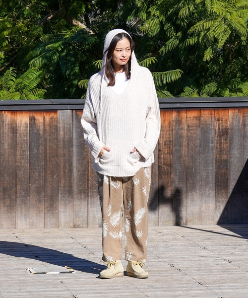 roial（ロイアル）の「WOVEN/ROIAL(ロイアル）ワイドテーパードリネンブレンドリラックスイージーパンツ（その他パンツ・メンズ・グリーン/ライトベージュ/ブルー/ダークベージュ・MEDIUM/LARGE/X-LARGE）」の21枚目の写真