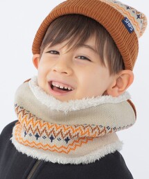 SHIPS（シップス）の「SHIPS KIDS:ジャカード ボア リバーシブル ネックウォーマー（ネックウォーマー/スヌード）」