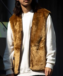 Barbour | 【Barbour/バブアー】フロントジップ ファー ライナー ボアベスト(ベスト)