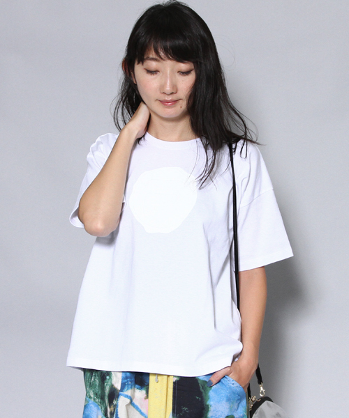 AMERICAN RAG CIE（アメリカンラグシー）の「FILA×AMERICAN RAG CIEロゴTシャツ/208-FIL-FL5104（Tシャツ/カットソー・レディース・ホワイト/ネイビー・FREE）」の7枚目の写真