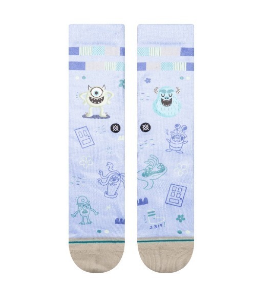 STANCE(スタンス)の「STANCE/スタンス ソックス DISNEY 100(ディズニー100)コラボモデル MONSTERS BY R BUBNIS A555D23MON(ソックス/靴下・メンズ・パープル・S/L)」の3枚目の写真