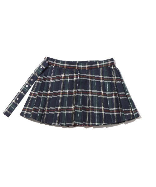 ANNA SUI NYC（アナ スイ エヌ ワイ シー）の「ANNA SUI NYC ロックチェック プリーツスカート 【SP】（スカート・レディース・レッド/ネイビー・FREE）」の10枚目の写真