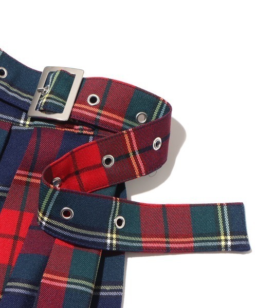 ANNA SUI NYC（アナ スイ エヌ ワイ シー）の「ANNA SUI NYC ロックチェック プリーツスカート 【SP】（スカート・レディース・レッド/ネイビー・FREE）」の15枚目の写真