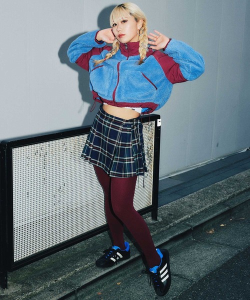 ANNA SUI NYC（アナ スイ エヌ ワイ シー）の「ANNA SUI NYC ロックチェック プリーツスカート 【SP】（スカート・レディース・レッド/ネイビー・FREE）」の6枚目の写真