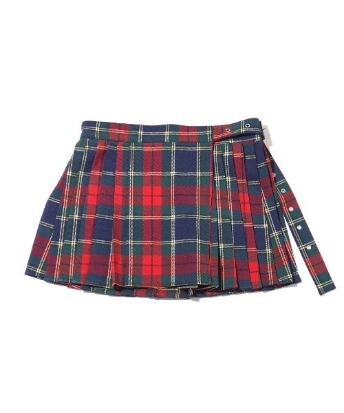 ANNA SUI NYC（アナ スイ エヌ ワイ シー）の「ANNA SUI NYC ロックチェック プリーツスカート 【SP】（スカート・レディース・レッド/ネイビー・FREE）」の4枚目の写真