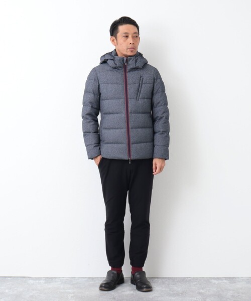 Stutostein Nolley's（シュテットシュタインノーリーズ）の「河田フェザー スリムダウンジャケット（ダウンジャケット/コート・メンズ・グレー/ブラック/ネイビー・S/M/L/XL）」の22枚目の写真