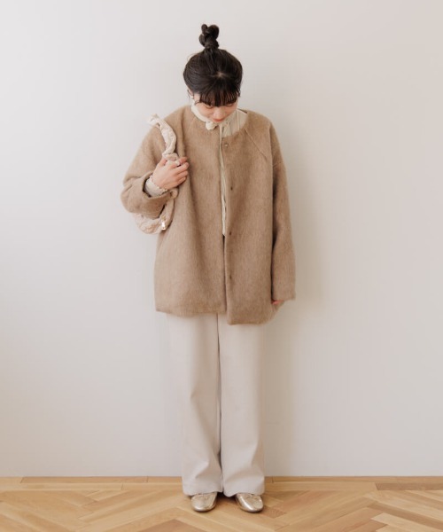 flower（フラワー）の「キルティングベロアバッグ（ショルダーバッグ・レディース・ブラック/ベージュ・FREE）」の18枚目の写真