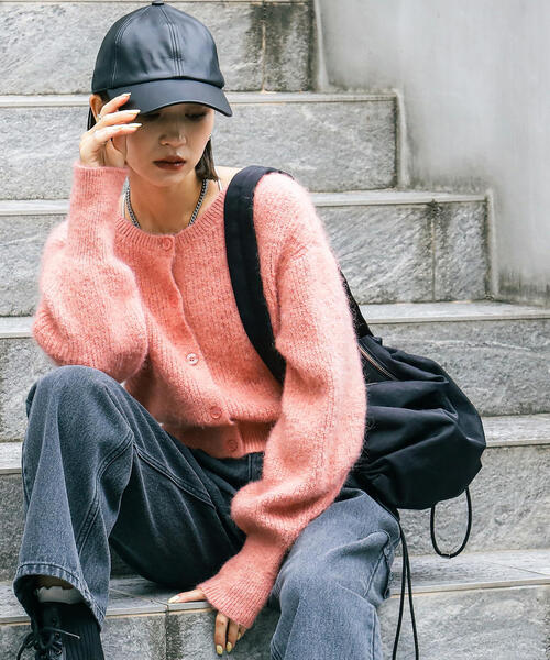 FREE'S MART(フリーズマート)の「サイドドローイングバッグ(ショルダーバッグ・レディース・ブラック/ホワイト・フリ-)」の13枚目の写真