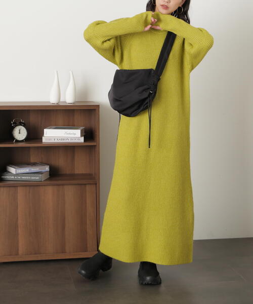 FREE'S MART(フリーズマート)の「サイドドローイングバッグ(ショルダーバッグ・レディース・ブラック/ホワイト・フリ-)」の16枚目の写真