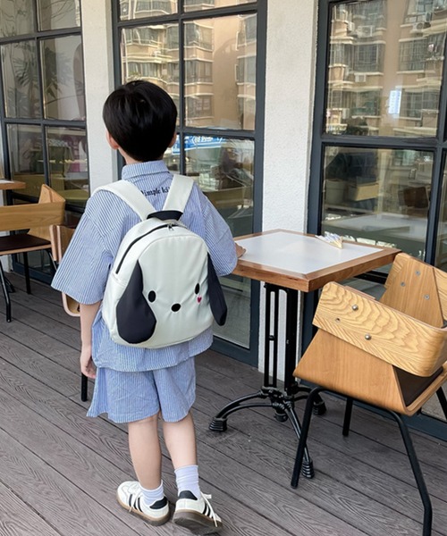 aimoha(アイモハ)の「【aimoha-KIDS-】子供服 かわいいワンちゃんバックパック(バックパック/リュック・キッズ・イエロー/ブラック・FREE)」の2枚目の写真