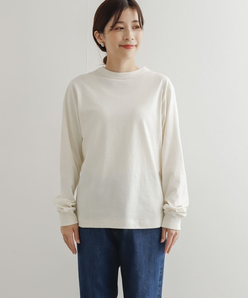 『ユニセックス』『6サイズ展開』commpost　リサイクルコットンロングスリーブTシャツ ユニセックス』『6サイズ展開』commpost リサイクルコットン