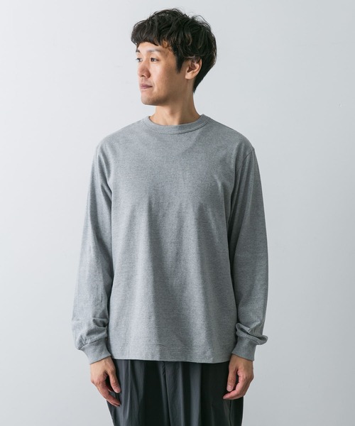 『ユニセックス』『6サイズ展開』commpost　リサイクルコットンロングスリーブTシャツ ユニセックス』『6サイズ展開』commpost リサイクルコットン