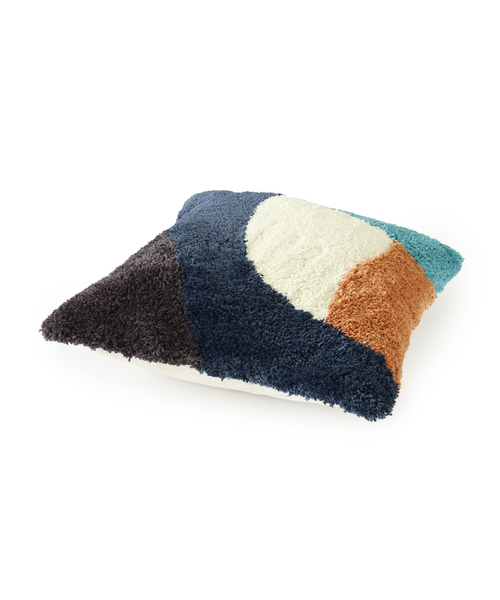 journal standard Furniture (ジャーナルスタンダードファニチャー)の「PICFAIR CUSHION ピクフェア クッションカバー 45cm(クッション/クッションカバー・レディース・ネイビー/イエロー・FREE)」の8枚目の写真