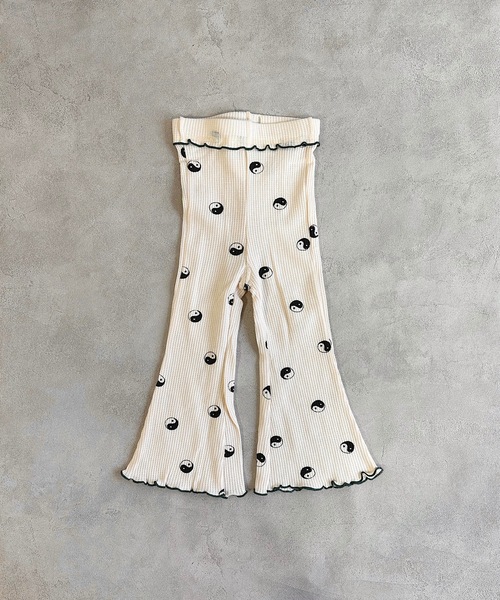 HOGAN RANCH WEAR（ホーガンランチウエア）の「ワッフルメローフレアーパンツ（80～150cm）（その他パンツ・キッズ・ベージュ/オフホワイト/ブラック・100/110/120/130/140/150/80/90）」の12枚目の写真