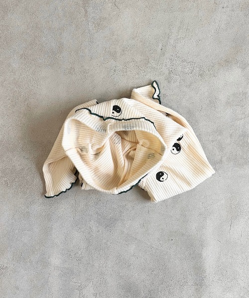 HOGAN RANCH WEAR（ホーガンランチウエア）の「ワッフルメローフレアーパンツ（80～150cm）（その他パンツ・キッズ・ベージュ/オフホワイト/ブラック・100/110/120/130/140/150/80/90）」の13枚目の写真