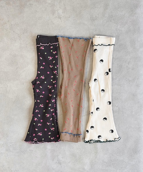 HOGAN RANCH WEAR（ホーガンランチウエア）の「ワッフルメローフレアーパンツ（80～150cm）（その他パンツ・キッズ・ベージュ/オフホワイト/ブラック・100/110/120/130/140/150/80/90）」の21枚目の写真