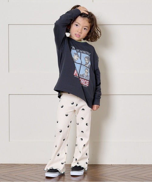 HOGAN RANCH WEAR（ホーガンランチウエア）の「ワッフルメローフレアーパンツ（80～150cm）（その他パンツ・キッズ・ベージュ/オフホワイト/ブラック・100/110/120/130/140/150/80/90）」の18枚目の写真