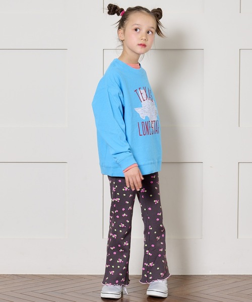 HOGAN RANCH WEAR（ホーガンランチウエア）の「ワッフルメローフレアーパンツ（80～150cm）（その他パンツ・キッズ・ベージュ/オフホワイト/ブラック・100/110/120/130/140/150/80/90）」の19枚目の写真