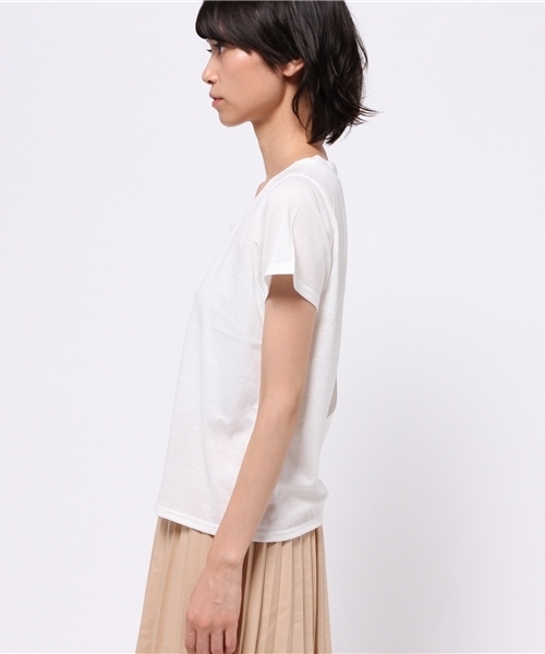 OUTLET(アウトレット)の「【Ciaopanic】T/C後ロスリットTee(Tシャツ/カットソー・レディース・ネイビー/グレー/ホワイト・FREE)」の10枚目の写真