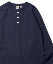 Goodwear | 【Goodwear/グッドウェア】7.6オンス USAコットン ヘンリーネックロングスリーブTシャツ(Tシャツ/カットソー)