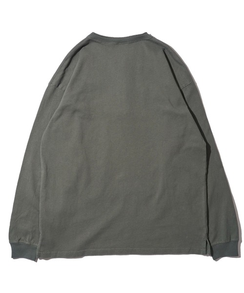 Goodwear(グッドウェア)の「【Goodwear/グッドウェア】7.6オンス USAコットン ヘンリーネックロングスリーブTシャツ(Tシャツ/カットソー・メンズ・ライトカーキ/チャコールグレー/ブラック/グレー/ホワイト/ネイビー・MEDIUM/LARGE/X-LARGE)」の14枚目の写真