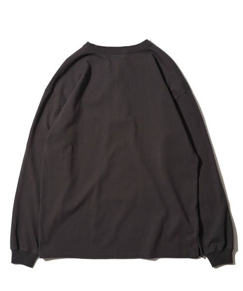 Goodwear(グッドウェア)の「【Goodwear/グッドウェア】7.6オンス USAコットン ヘンリーネックロングスリーブTシャツ(Tシャツ/カットソー・メンズ・ライトカーキ/チャコールグレー/ブラック/グレー/ホワイト/ネイビー・MEDIUM/LARGE/X-LARGE)」の21枚目の写真