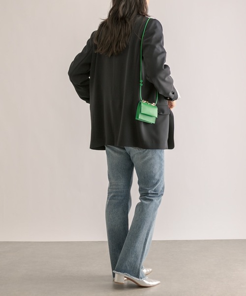 RIVE DROITE（リヴドロワ）の「ツイルテーラードジャケット（テーラードジャケット・レディース・ベージュ/ネイビー・FREE）」の14枚目の写真