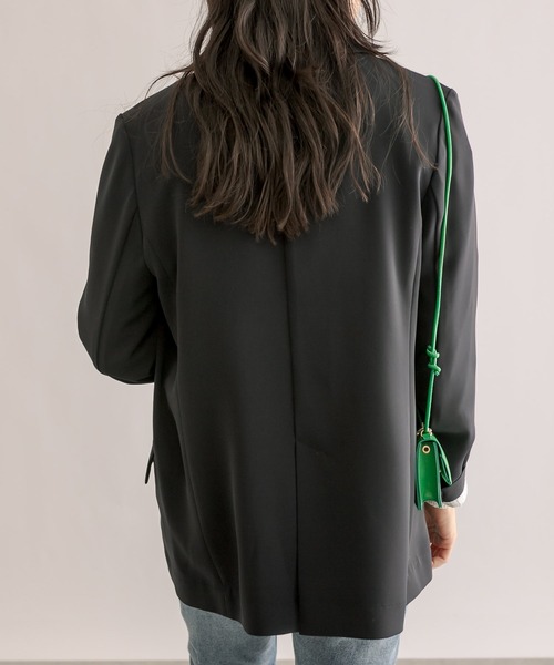 RIVE DROITE（リヴドロワ）の「ツイルテーラードジャケット（テーラードジャケット・レディース・ベージュ/ネイビー・FREE）」の17枚目の写真