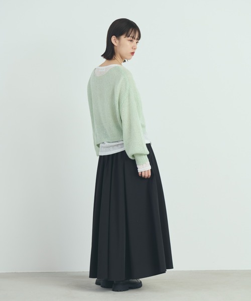 paravion（パラビオン）の「スパンコールシアールーズニット（ニット/セーター・レディース・アイボリー/ミント/ピンク/レッド・FREE）」の14枚目の写真