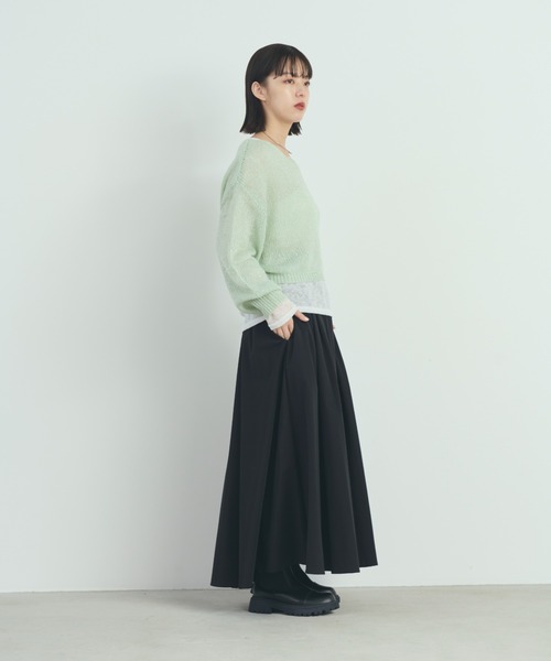 paravion（パラビオン）の「スパンコールシアールーズニット（ニット/セーター・レディース・アイボリー/ミント/ピンク/レッド・FREE）」の15枚目の写真