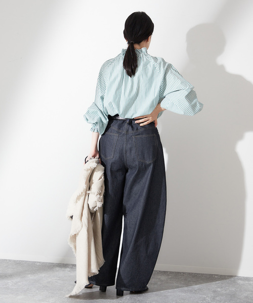 journal standard lessage ギャバカーブパンツ　ネイビー journal standard lessage ギャバカーブパンツ ネイビー - メルカリ