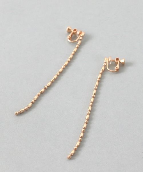 ロングチェーンイヤリング（イヤリング）｜Three Four Time（スリー