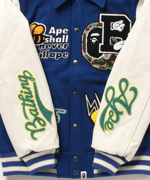 A BATHING APE（アベイシングエイプ）の「BAPE VARSITY JACKET