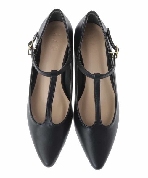 a.v.v（アーヴェヴェ）の「Tストラップパンプス（パンプス・レディース・ブラック・22.5/23.5/24.5）」の10枚目の写真