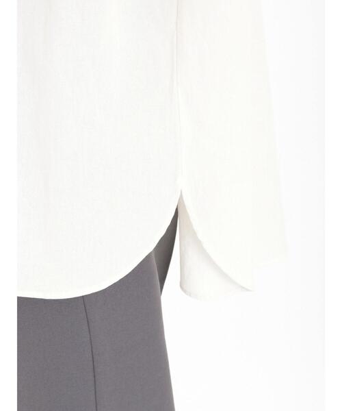 Samansa Mos2(サマンサ モスモス)の「スタンドネックギャザーチュニック(チュニック・レディース・オフホワイト/ブルー/グリーン/ネイビー・F)」の11枚目の写真