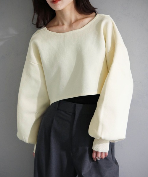 cheriella（シェリエラ）の「【cheriella】WEB限定前後2WAYカシュクールニット（完売）（ニット/セーター・レディース・ライトグレー/ブラウン/グリーン/アイボリー/ブラック/ブルー・M）」の14枚目の写真