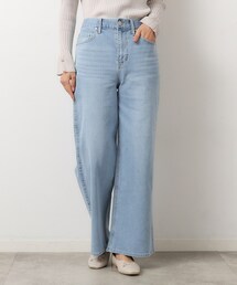 OPAQUE.CLIP | ≪GISELe6月号掲載≫《BAILA掲載》ストレッチバギーデニム/オーガニックコットン混【洗濯機洗い可】(デニムパンツ)