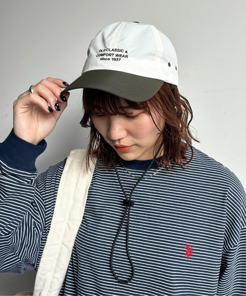 MILLER(ミラー)の「ヒモ付きロゴCAP(キャップ・メンズ・ネイビー/アイボリー・FREE)」の2枚目の写真