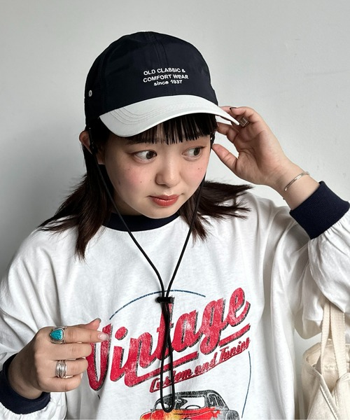MILLER(ミラー)の「ヒモ付きロゴCAP(キャップ・メンズ・ネイビー/アイボリー・FREE)」の7枚目の写真
