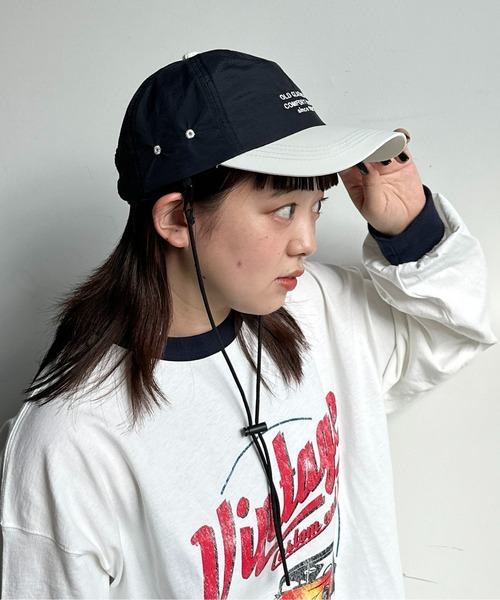 MILLER(ミラー)の「ヒモ付きロゴCAP(キャップ・メンズ・ネイビー/アイボリー・FREE)」の6枚目の写真